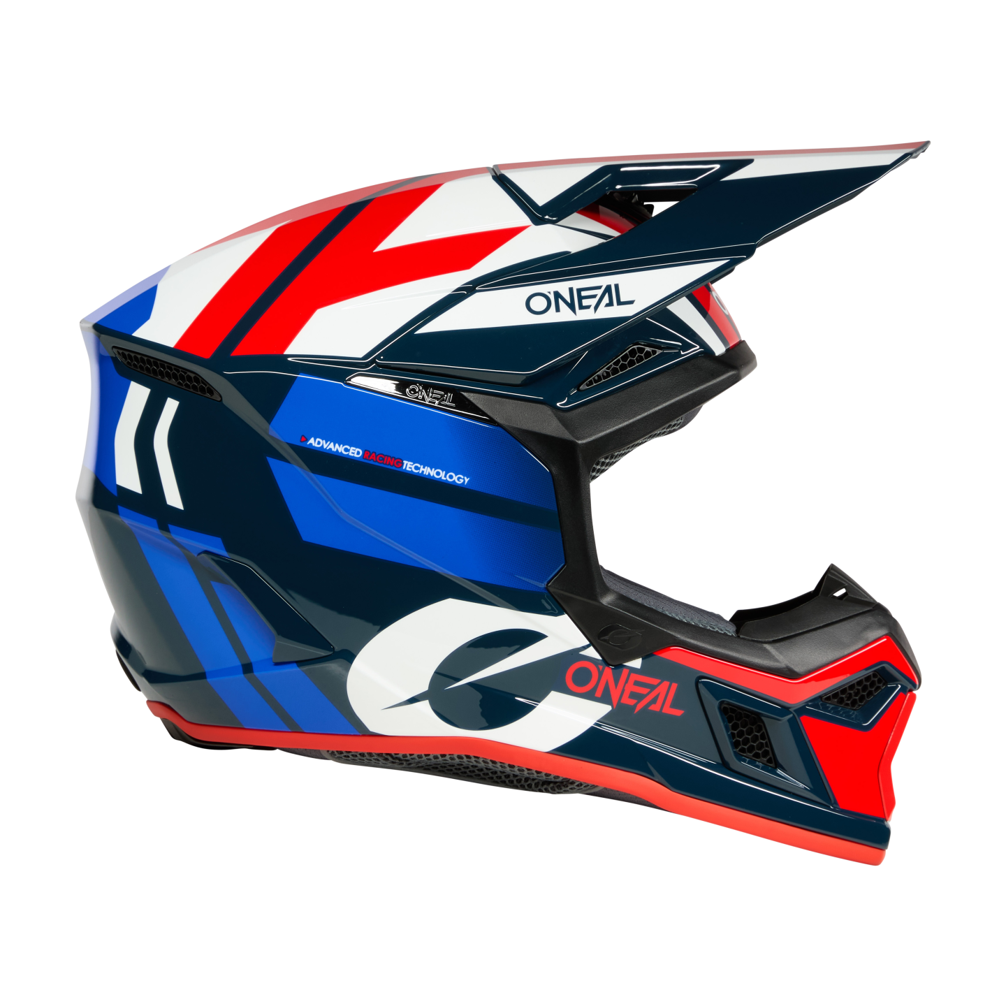 Шлем кроссовый O'NEAL 3Series Ride V.25 (синий/белый, S)