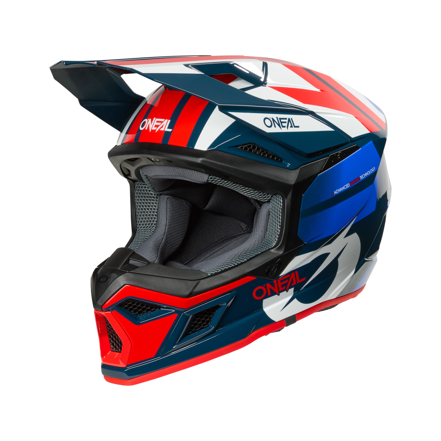 Шлем кроссовый O'NEAL 3Series Ride V.25 (синий/белый, S)