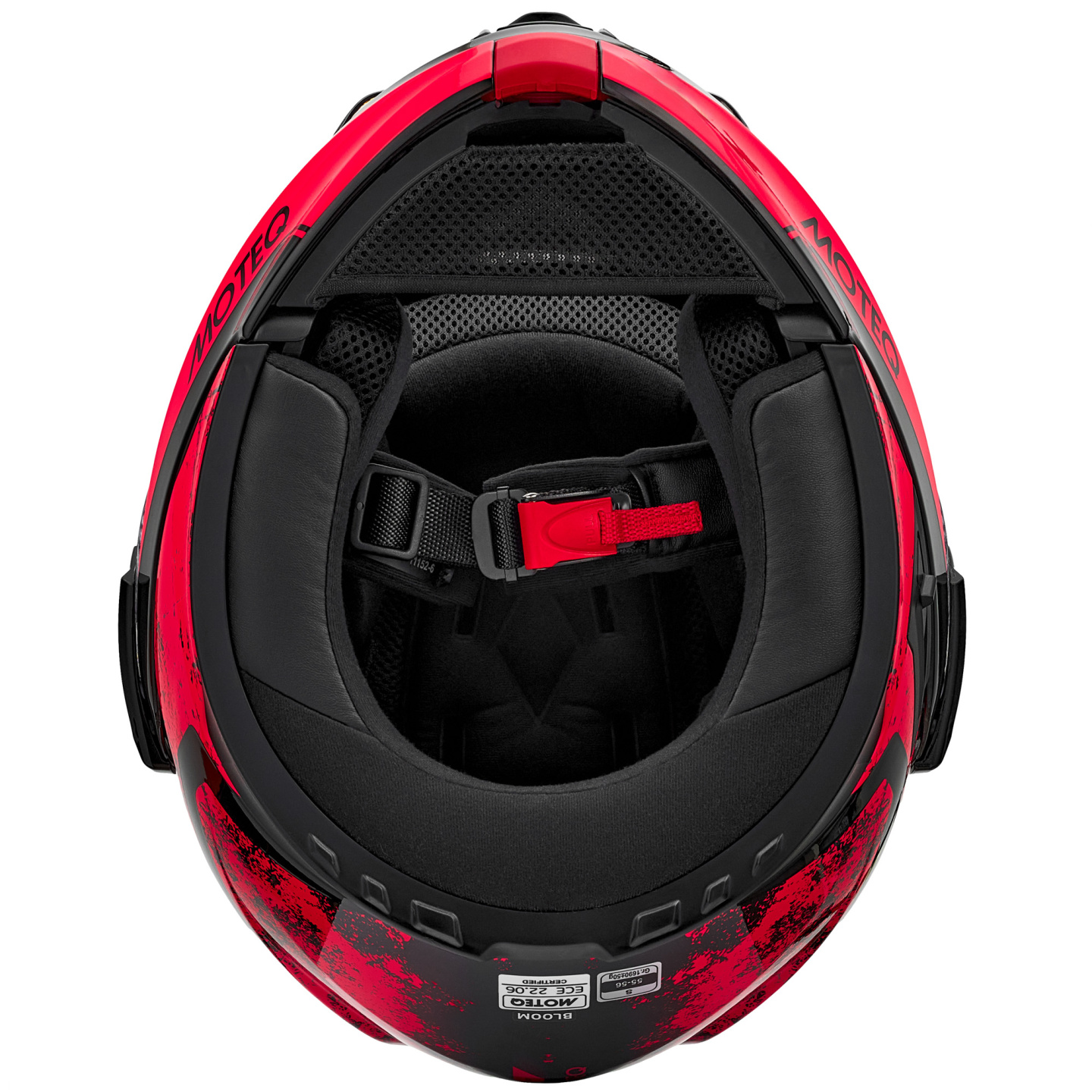 Мотошлем модуляр MOTEQ Bloom, глянец