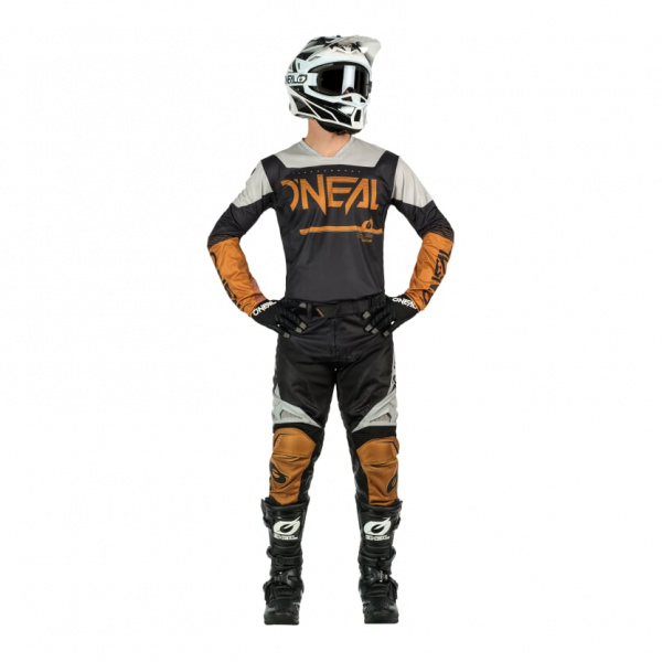 Джерси O'NEAL Hardwear Surge, мужской(ие) (черный/коричневый, XXL)