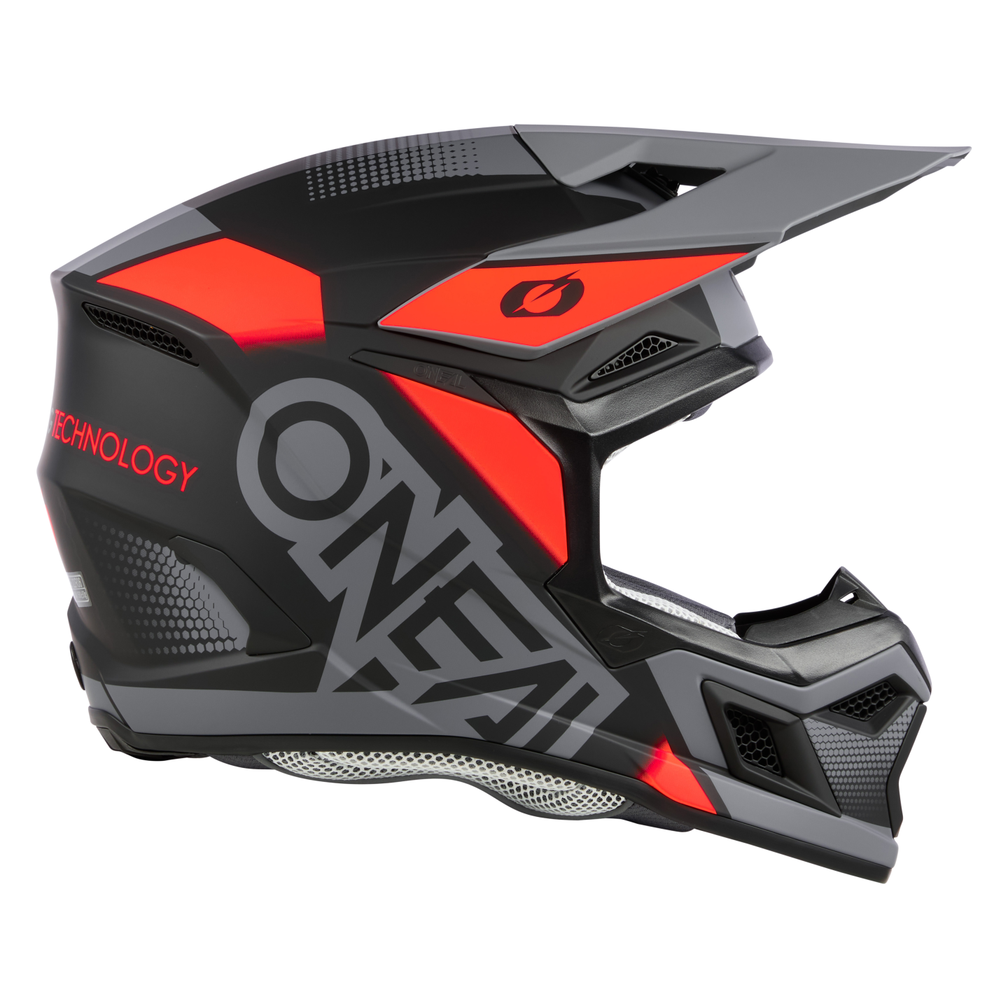 Шлем кроссовый O'NEAL 3Series Vision V.24 (серый/красный, XL)