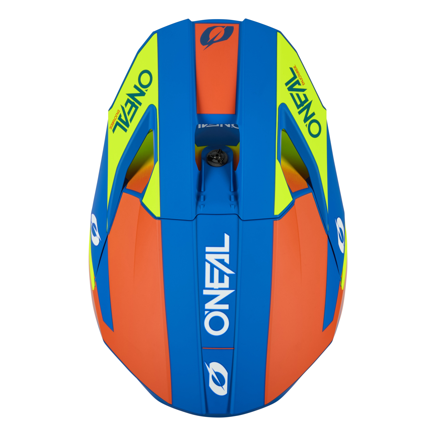 Шлем кроссовый O'NEAL 3Series Solid V.24 (синий/желтый, L)