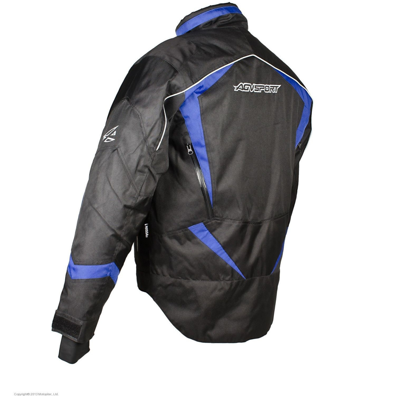 Куртка снегоходная AGVSPORT Arctic, мужской(ие) (черный/синий, L)