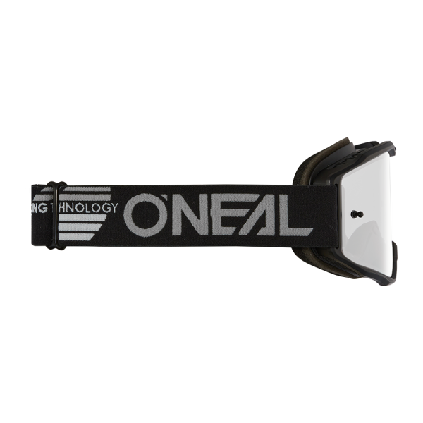 Очки для мотокросса O'NEAL B-10 Solid V.24, черный, зеркальные линзы