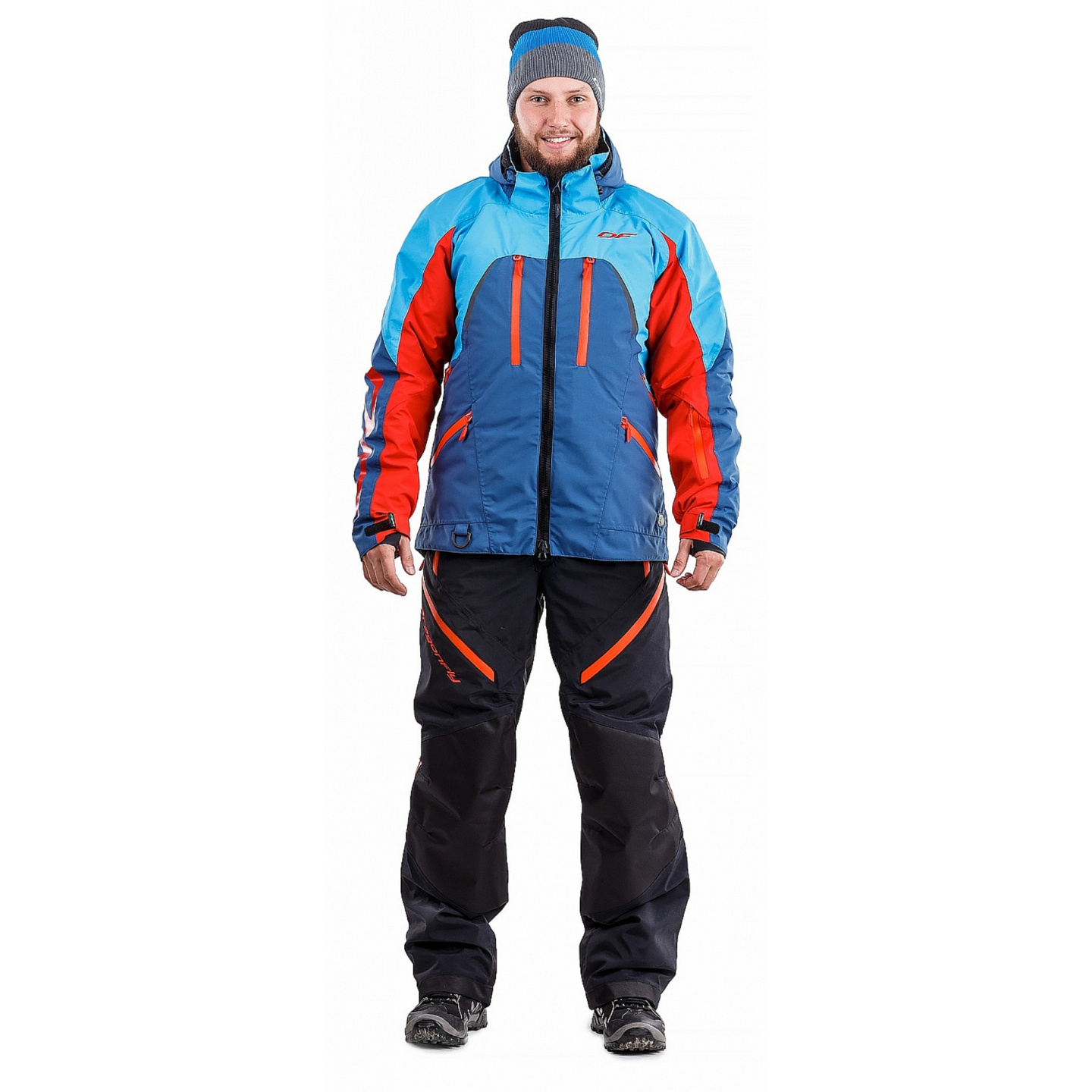 Куртка снегоходная DRAGONFLY Sport, мужской(ие) (Синий/красный, M)