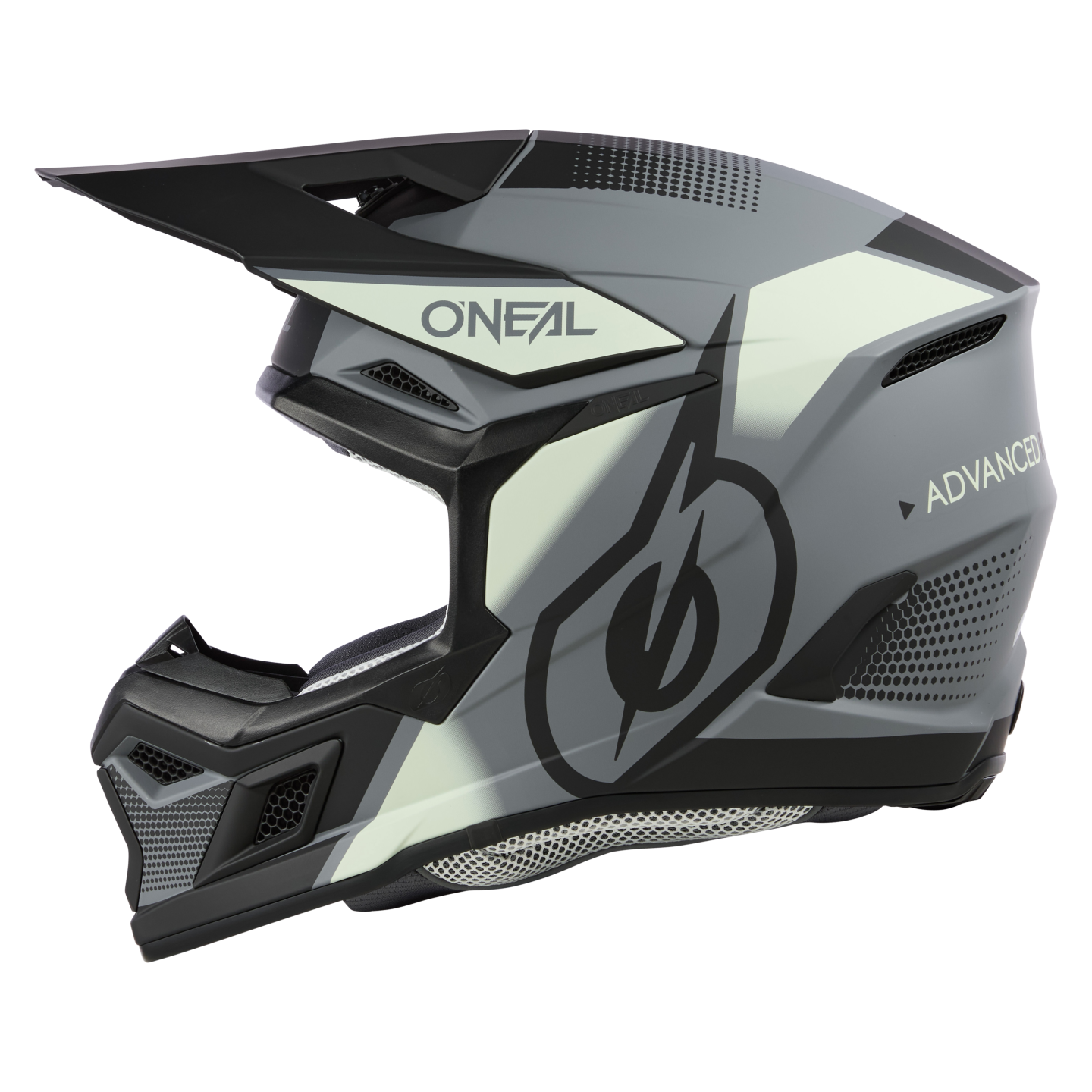 Шлем кроссовый O'NEAL 3Series Vision V.24 (серый/черный, M)