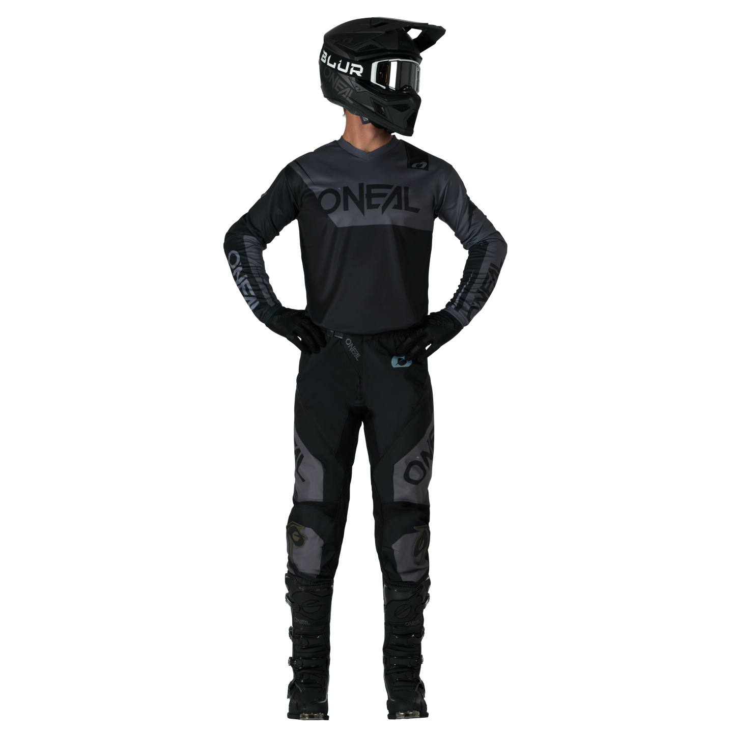 Мотоджерси O'NEAL Element Racewear, мужской(ие) (серый/черный, M)