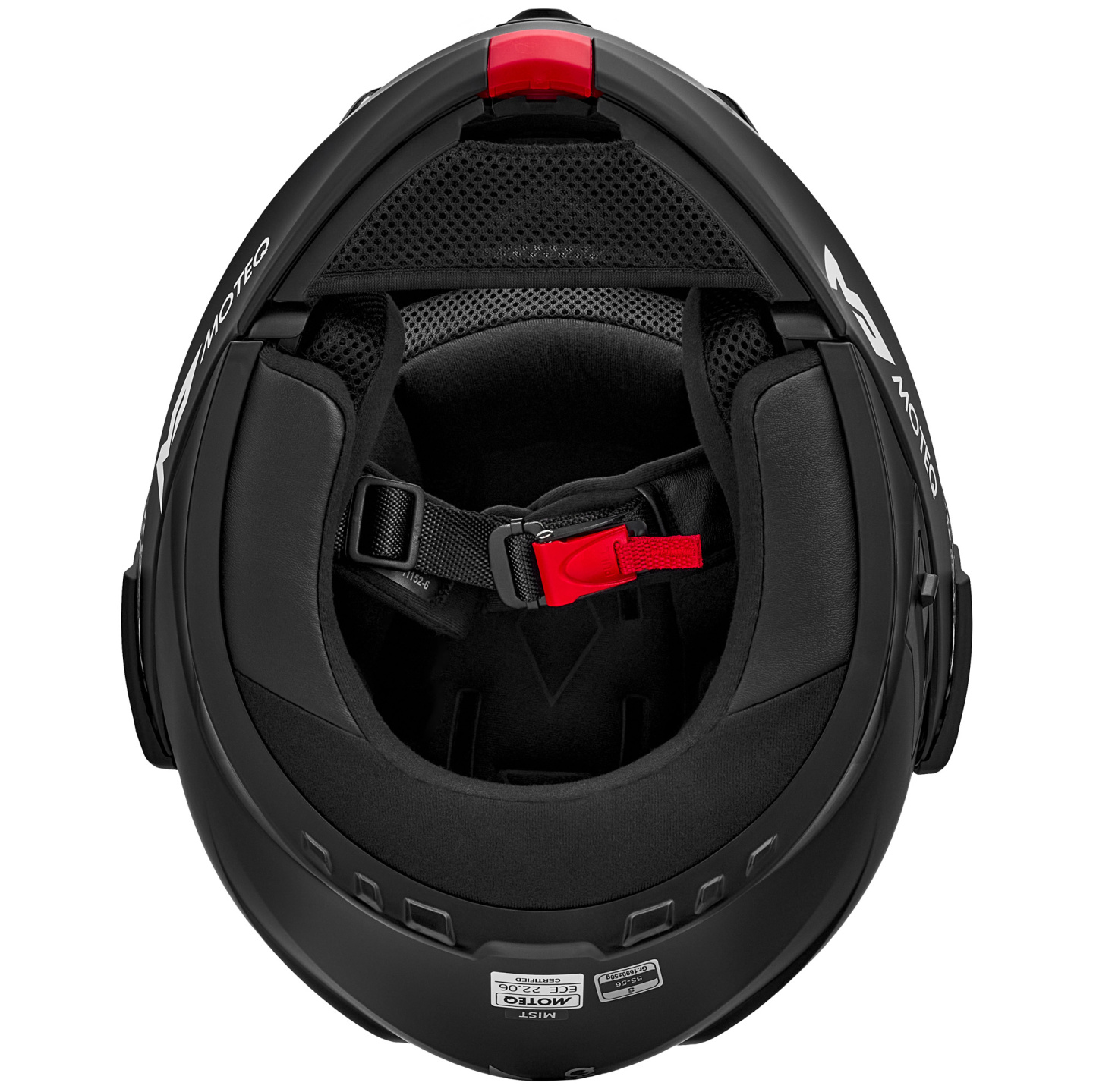 Мотошлем модуляр MOTEQ Mist, мат.