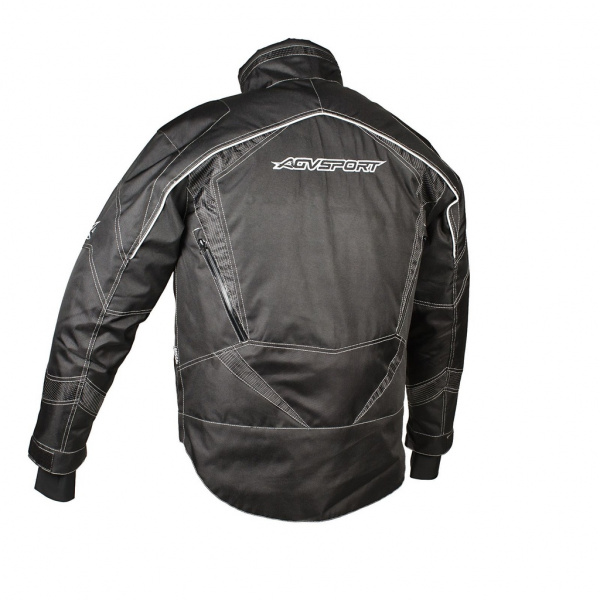 Снегоходная куртка AGVSPORT Arctic, мужской(ие) (черный, XS)