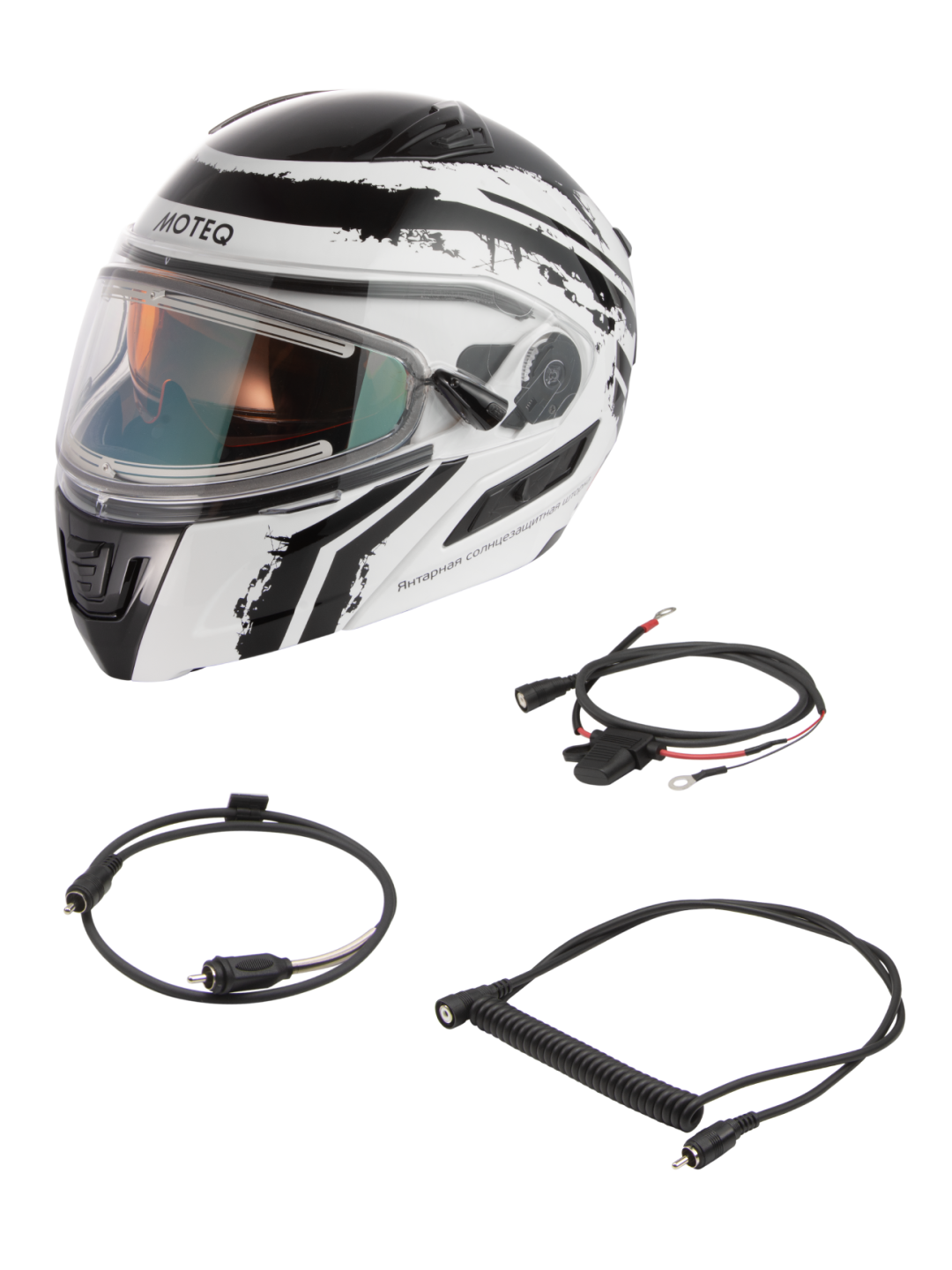 Шлем снегоходный MOTEQ SubZero FrostPro, стекло с электроподогревом, глянец