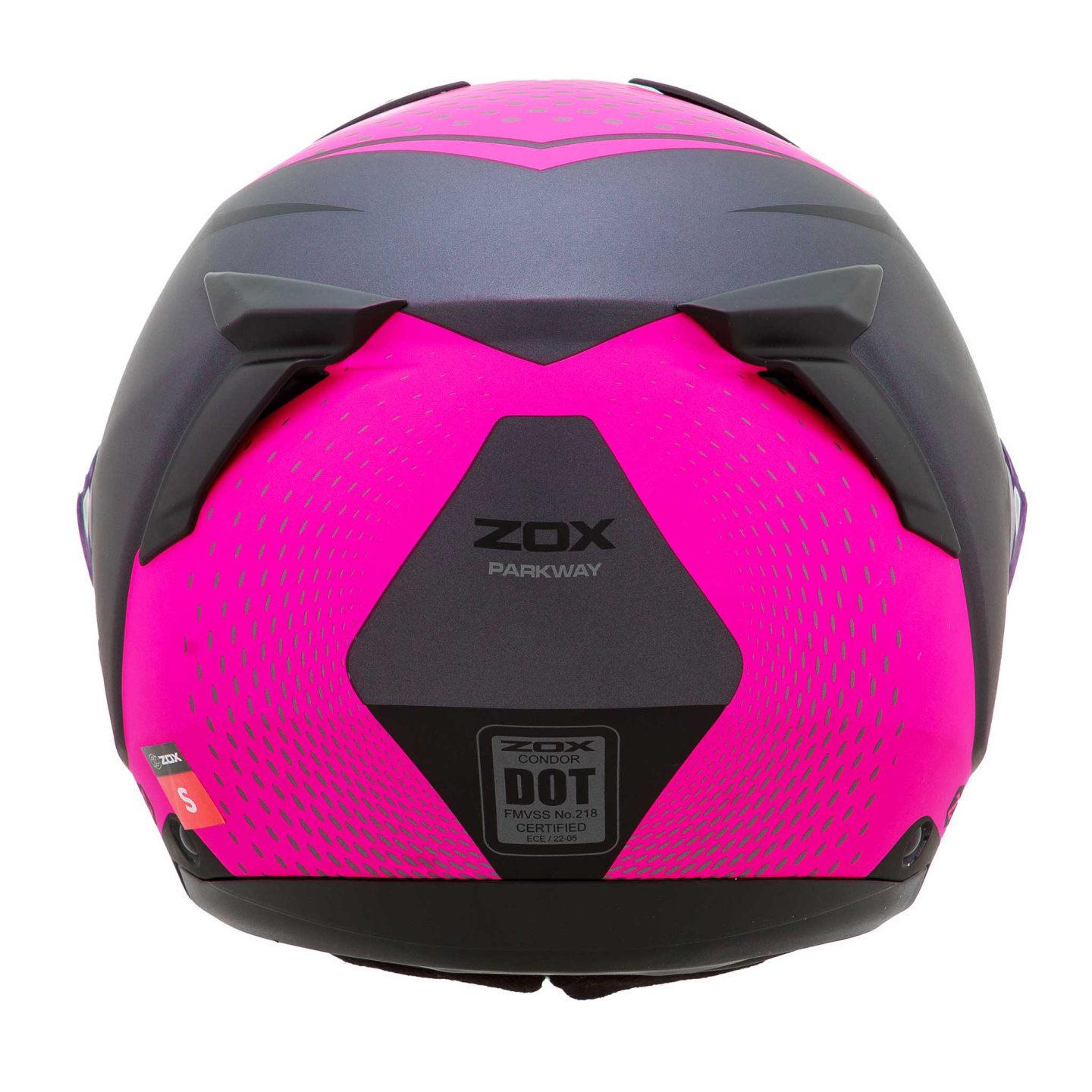 Шлем снегоходный ZOX Condor Parkway, стекло с электроподогревом, мат. (розовый/черный, XS)