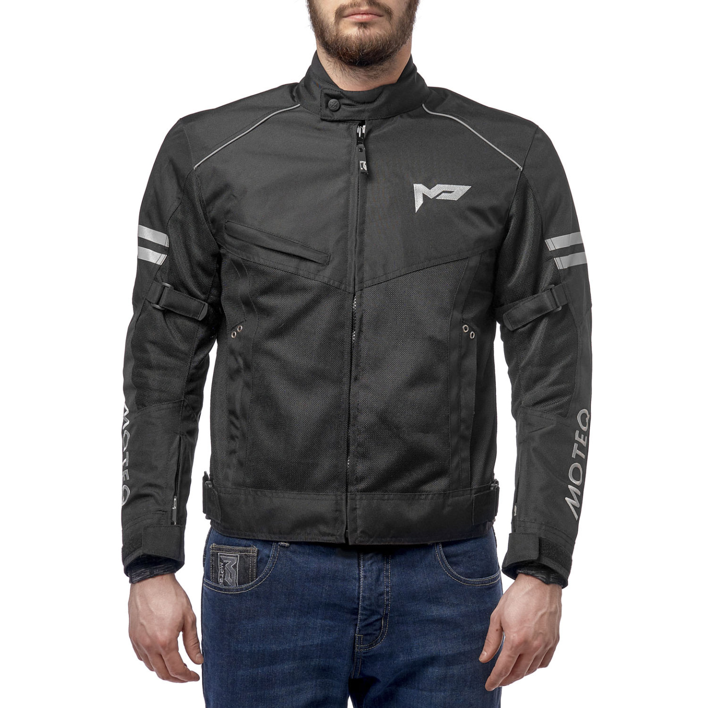 Куртка текстильная  MOTEQ AIRFLOW, мужской(ие) (Черный, S)