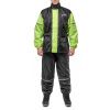 Дождевик раздельный (куртка + штаны), MOTEQ WET DOG (черный/желтый, XXS)
