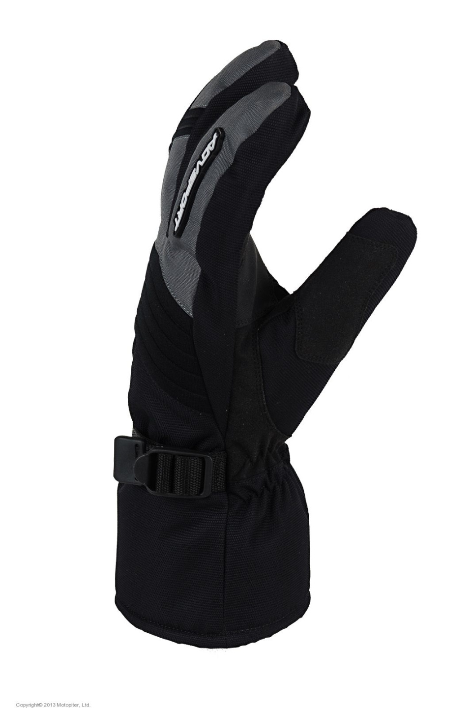 Снегоходные перчатки AGVSPORT Kapay (черный/серый, XS)