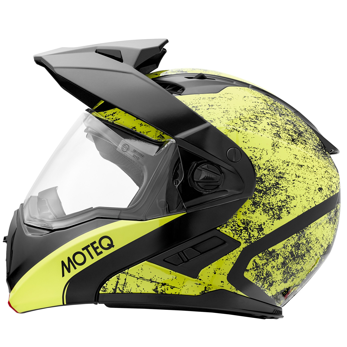 Мотошлем модуляр MOTEQ Gemmy, глянец