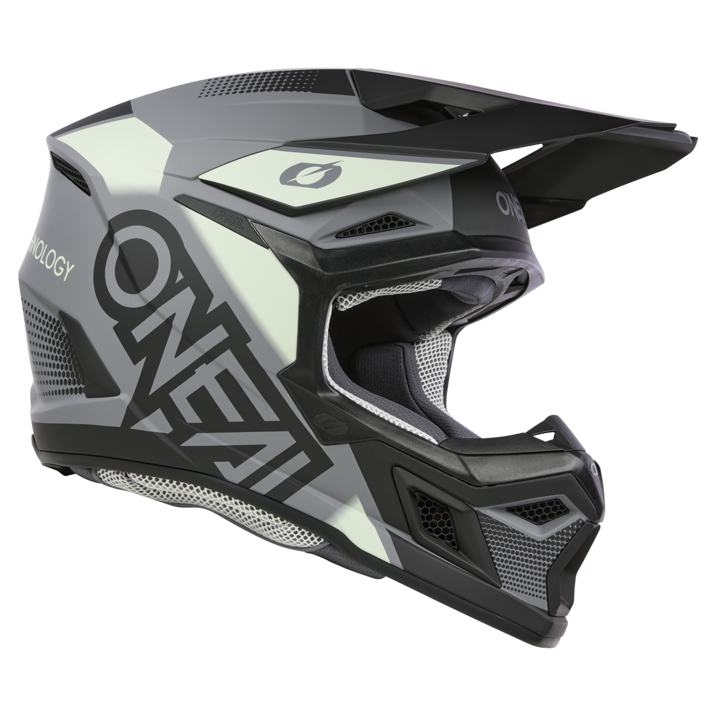 Шлем кроссовый O'NEAL 3Series Vision V.24 (серый/черный, M)