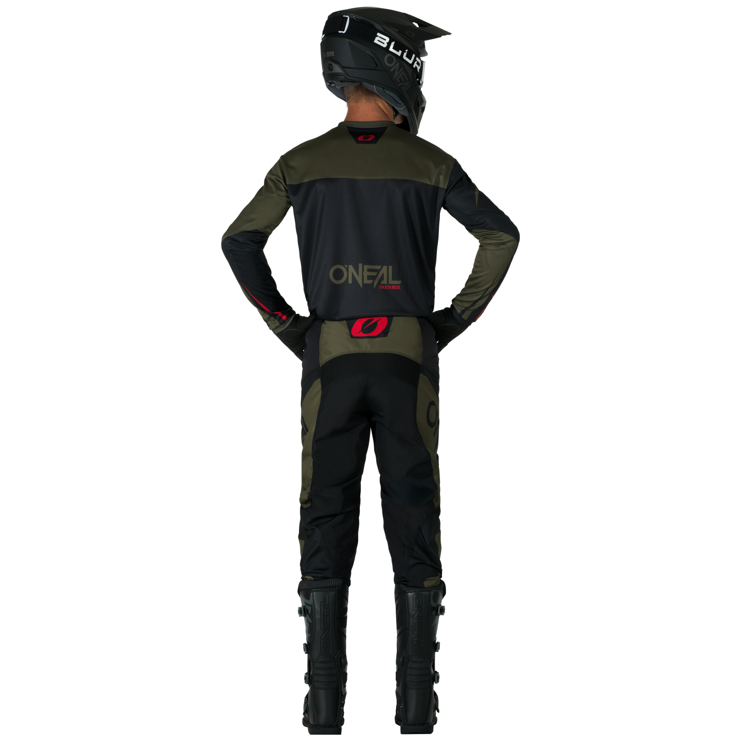 Мотоджерси O'NEAL Element Racewear, мужской(ие) (зеленый/черный, XXL)
