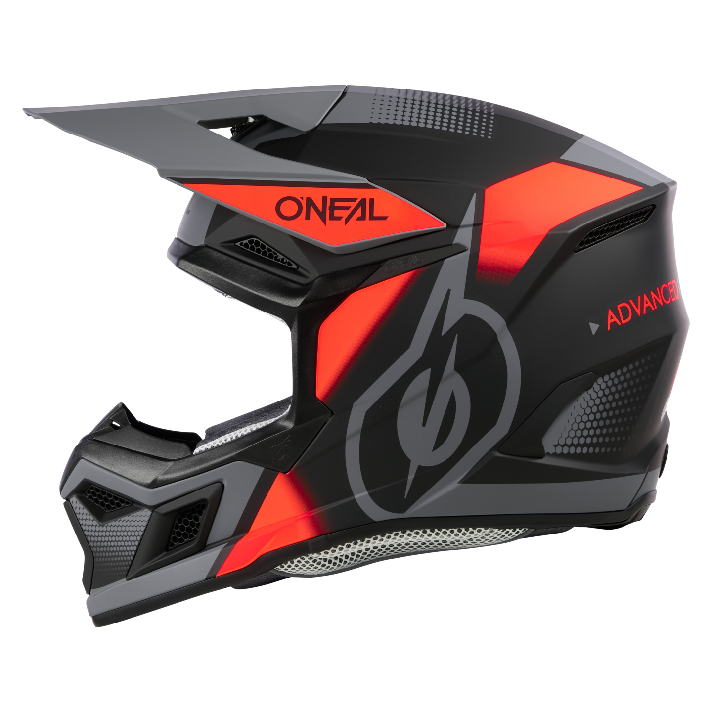 Шлем кроссовый O'NEAL 3Series Vision V.24 (серый/красный, XL)