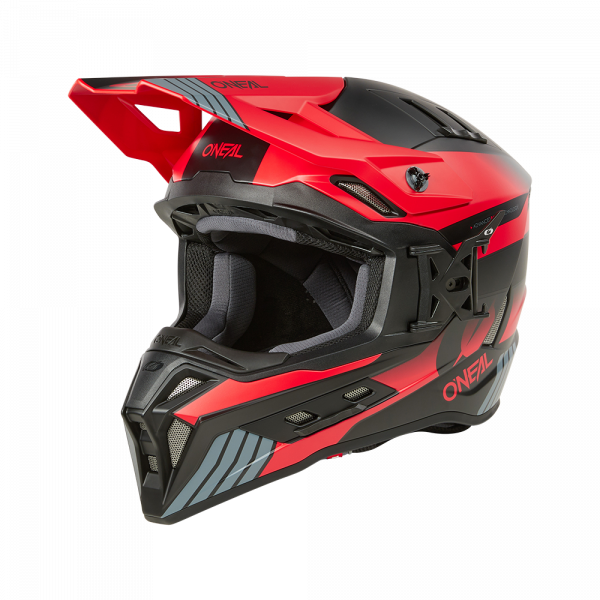 Шлем кроссовый O'NEAL EX-SRS Hitch V.24 (красный/черный, S)