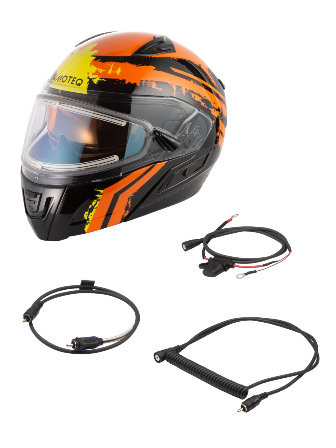Шлем снегоходный MOTEQ SubZero CRYO, стекло с электроподогревом, глянец