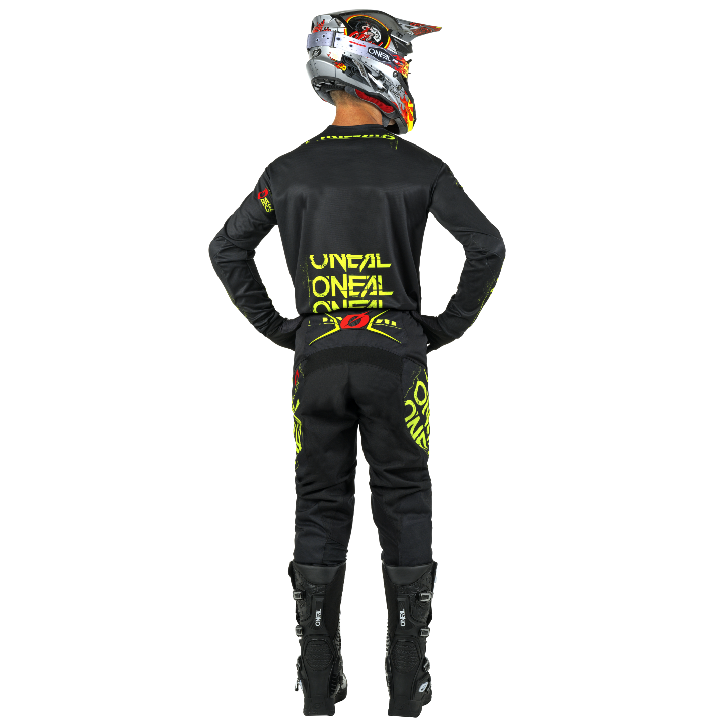 Штаны кросс-эндуро O'NEAL Element Static V.25, мужской(ие) (черный/желтый, 30/46)