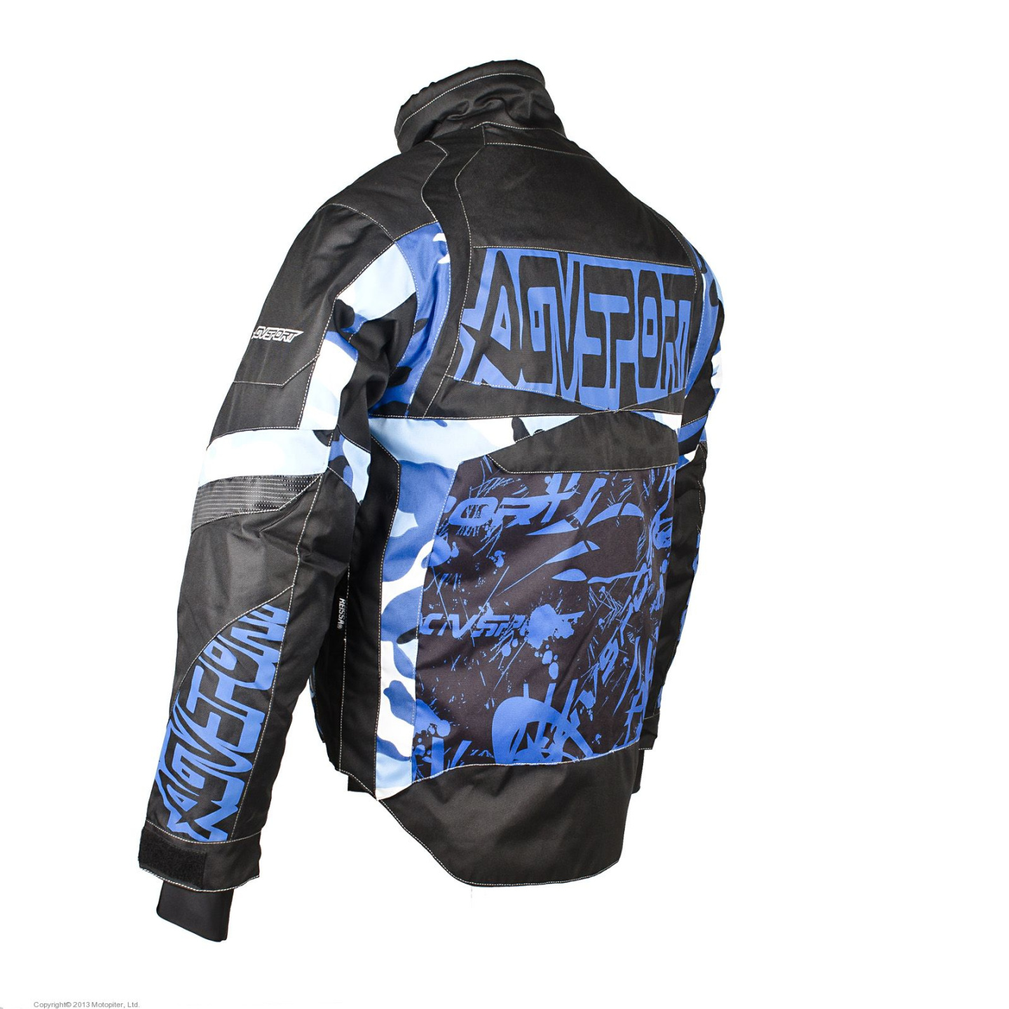 Куртка снегоходная AGVSPORT Taiga, мужской(ие) (черный/синий, M)