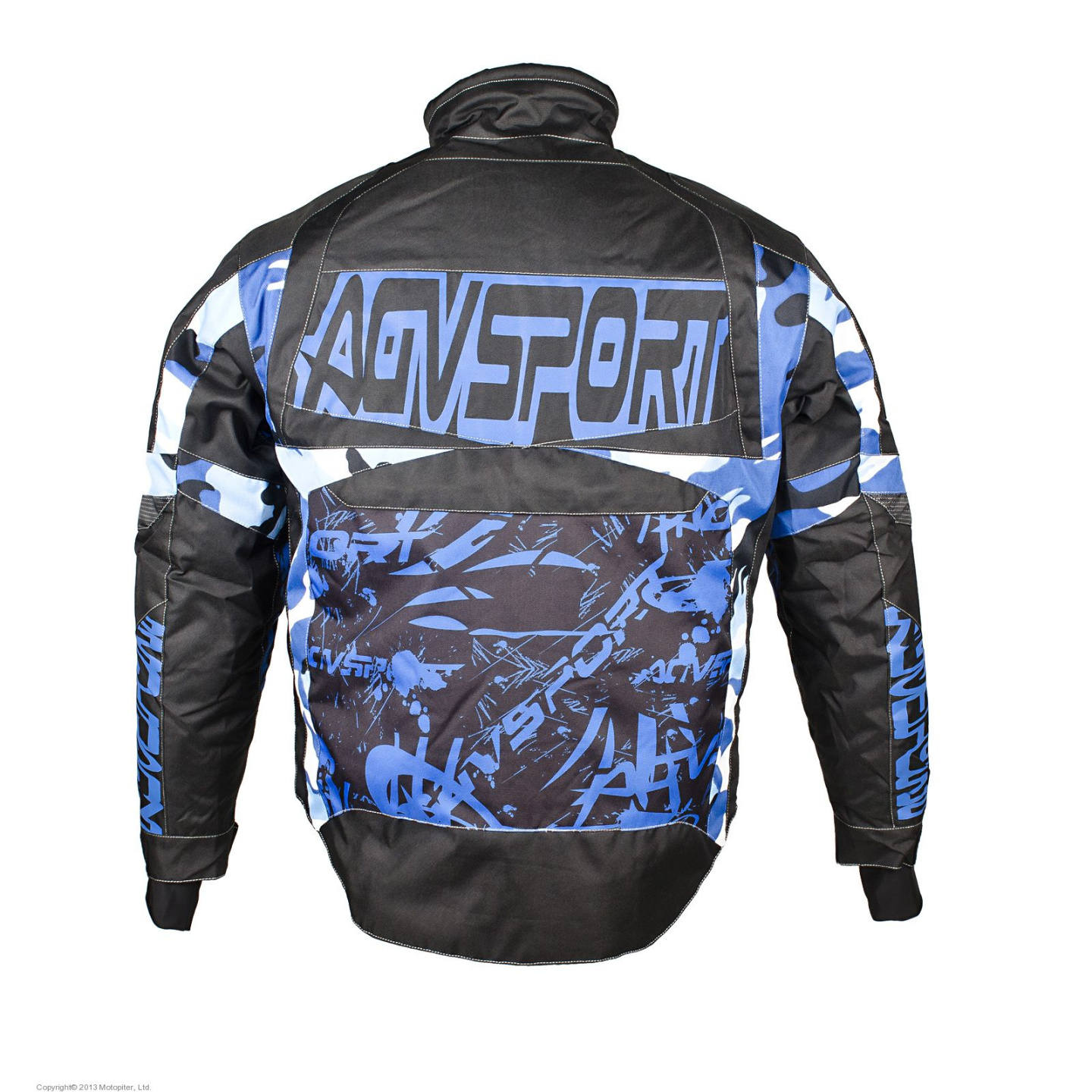 Куртка снегоходная AGVSPORT Taiga, мужской(ие) (черный/синий, M)